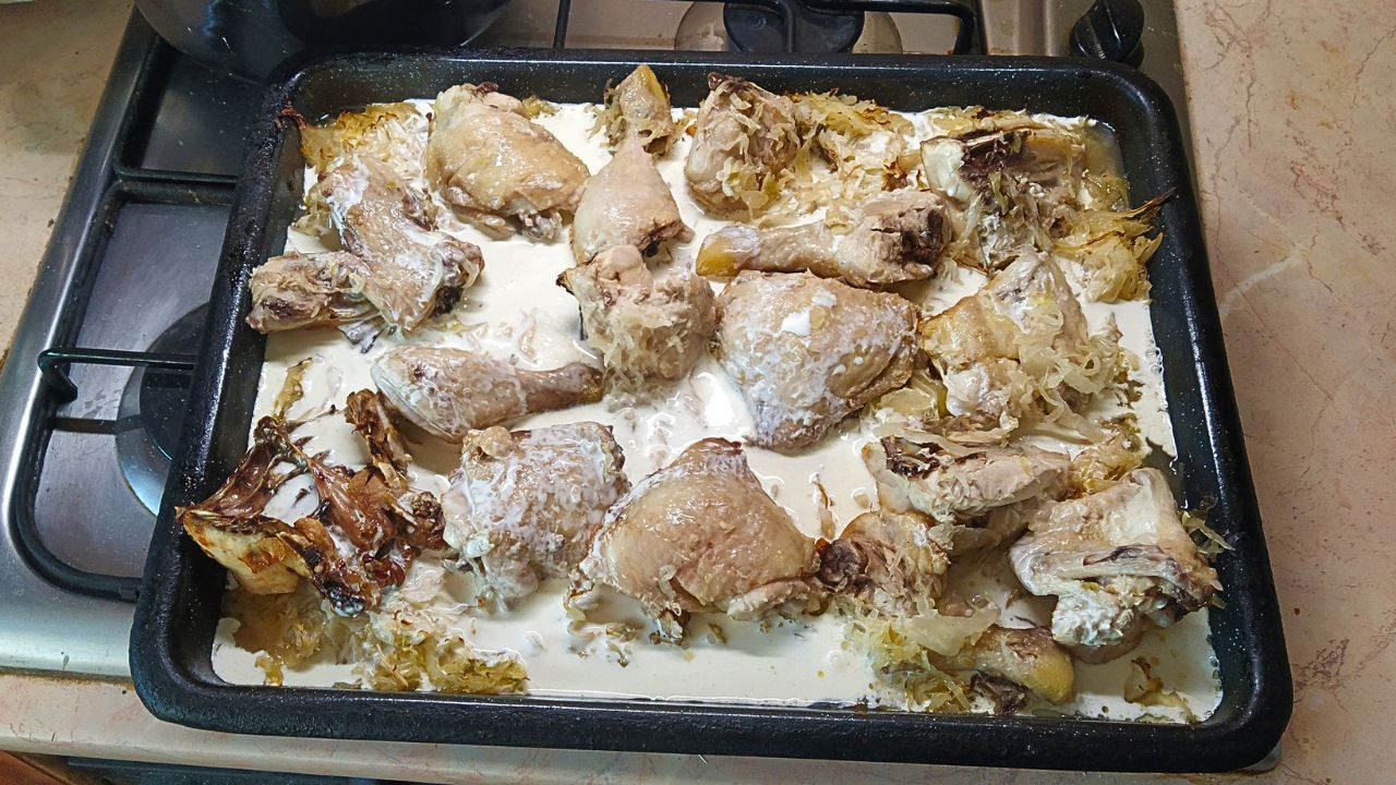🍗 Fajne Kurča S Kyslou Kapustou Na Smotane